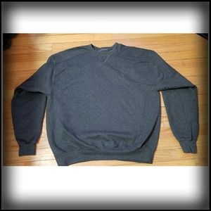 Men's heavy-duty sweatshirt,  size large, grey